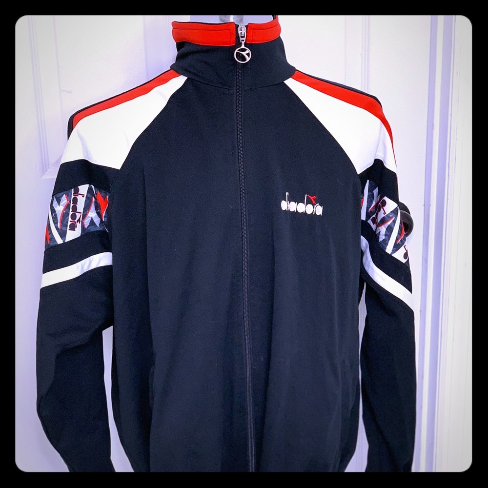 Diadora Vintage Hip Hop Windbreaker Color Block XL